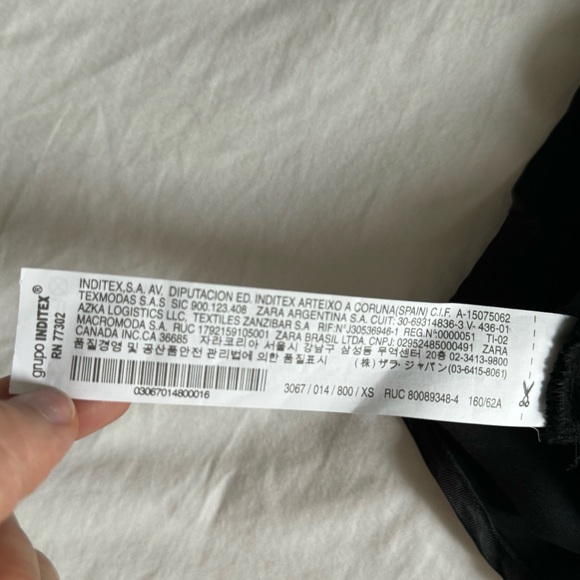 ZARA SATIN EFFECT CAMISOLE XS BLACK - Picture 7 of 11